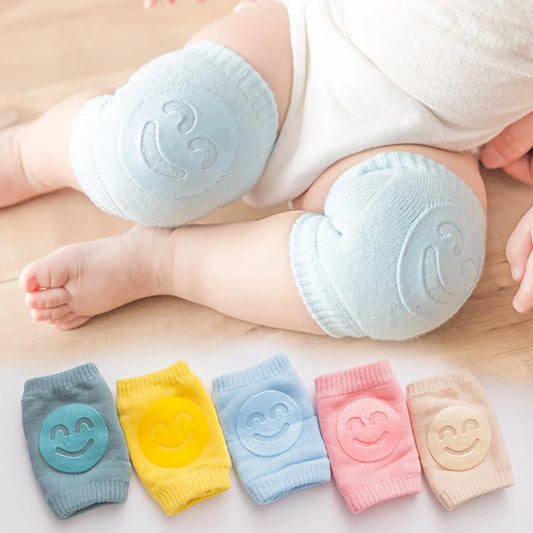 🧦 Baby Crawling Knee Pads 5 Pack Non-Slip Cushioned Fall Protection Knee Guard
