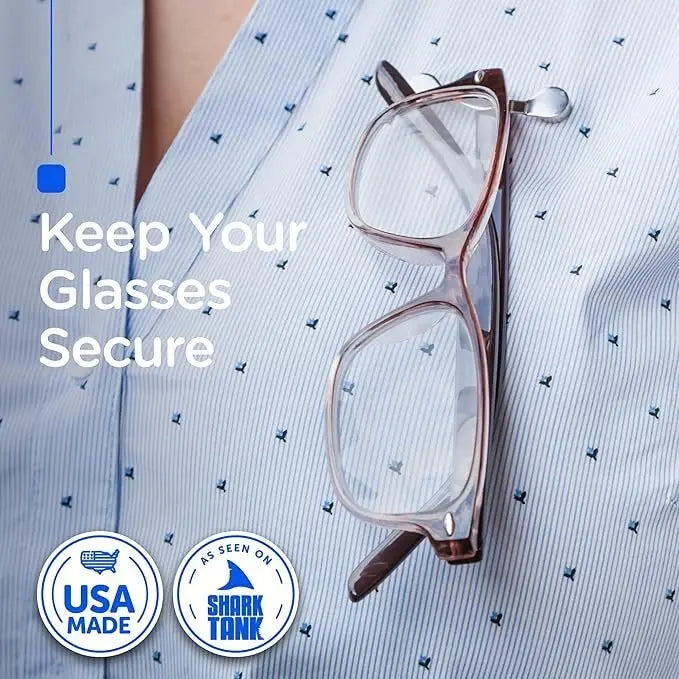 🔥 Strong Magnetic Badge & Eyeglass Holder Clip