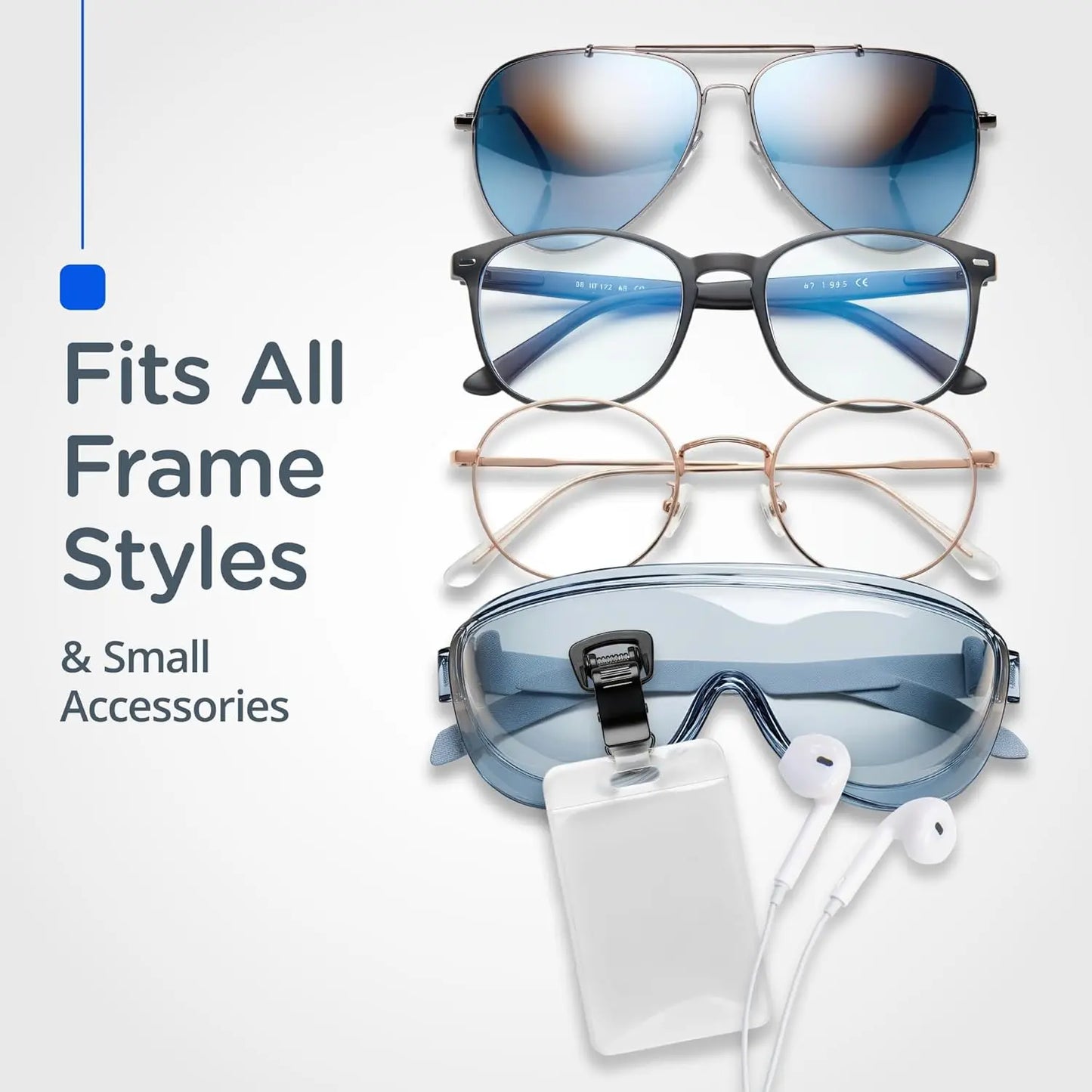 🔥 Strong Magnetic Badge & Eyeglass Holder Clip