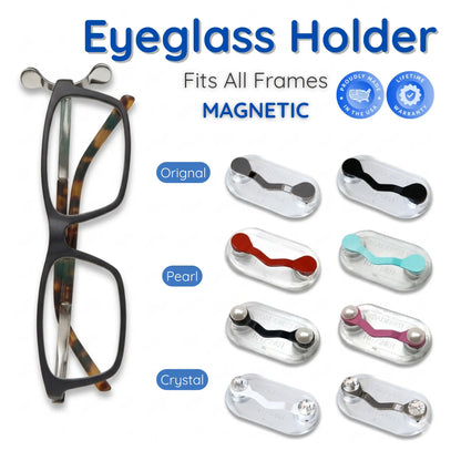 🔥 Strong Magnetic Badge & Eyeglass Holder Clip