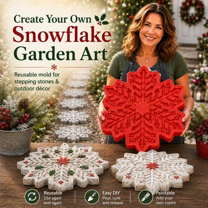 🌻 Reusable DIY Concrete Mold For Outdoor Decor – Create Beautiful Handmade Garden Path Decor