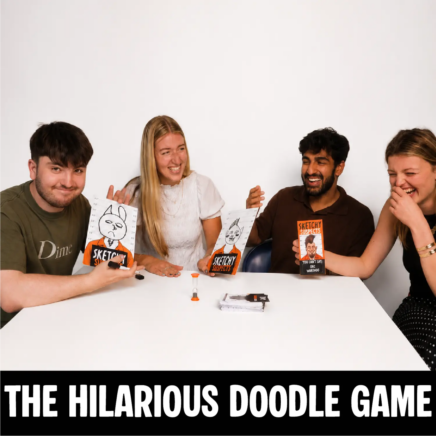 Sketchy Suspects – The Hilarious Mystery Drawing Party Game for Friends & Family