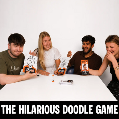 Sketchy Suspects – The Hilarious Mystery Drawing Party Game for Friends & Family