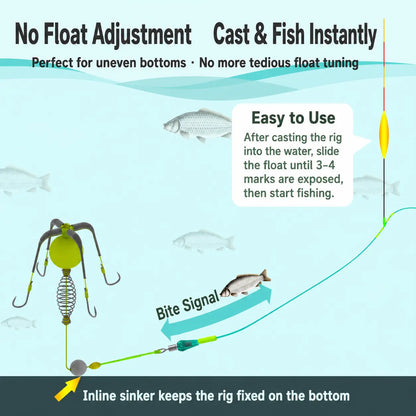 🎣 Stop Losing Rigs! Floating Hooks Catch More Fish