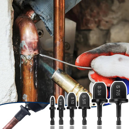 🔧 HVAC Copper Pipe Swaging Tool Set | Drill Bit Expander Kit for AC Repair