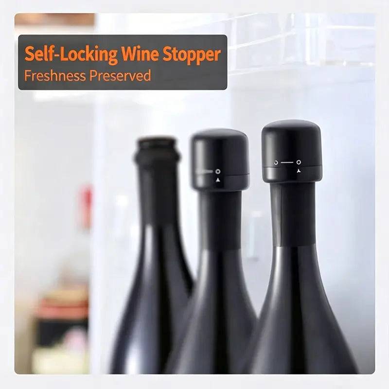 🍷Vacuum Wine Stopper – Reusable Leakproof Bottle Sealer for Wine & Champagne