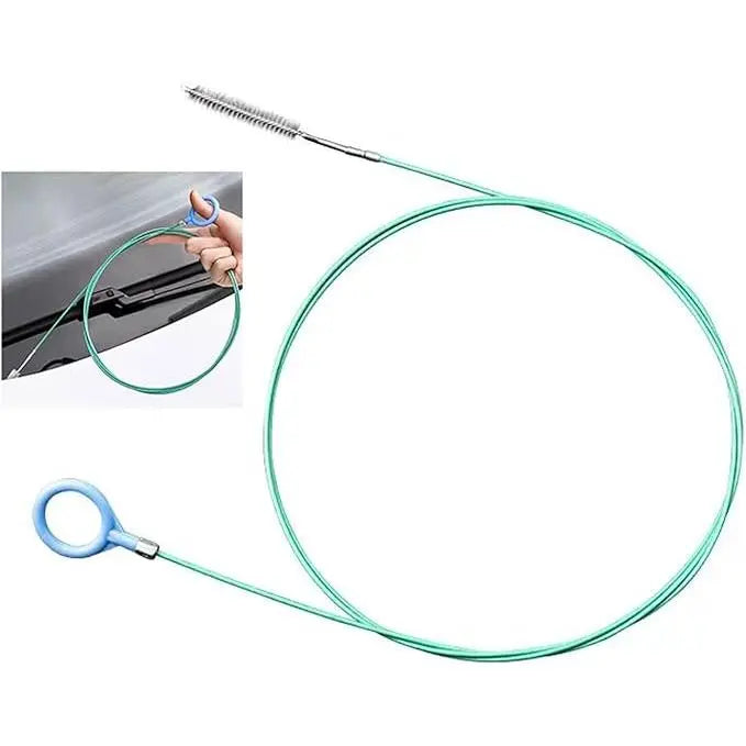 🚗 Flexible Car Sunroof Drain Cleaning Tool – Long Reach Tube Brush for Vehicle Drain Maintenance