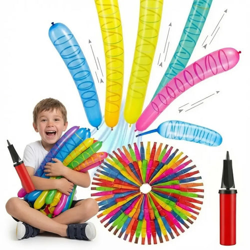 🚀 Stock Up for Launch Day! Multicolor Rocket Balloons – 50/100/200 Packs