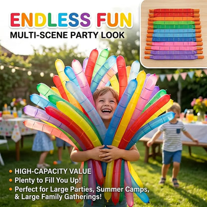 🚀 Stock Up for Launch Day! Multicolor Rocket Balloons – 50/100/200 Packs