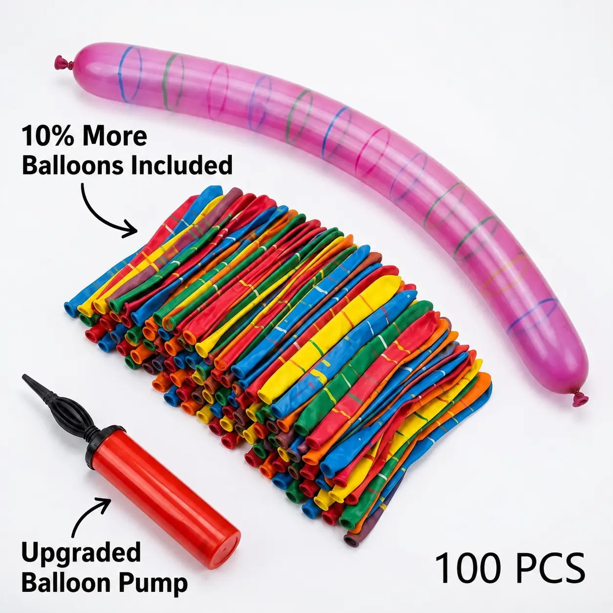 100 pcs + FREE Air Pump