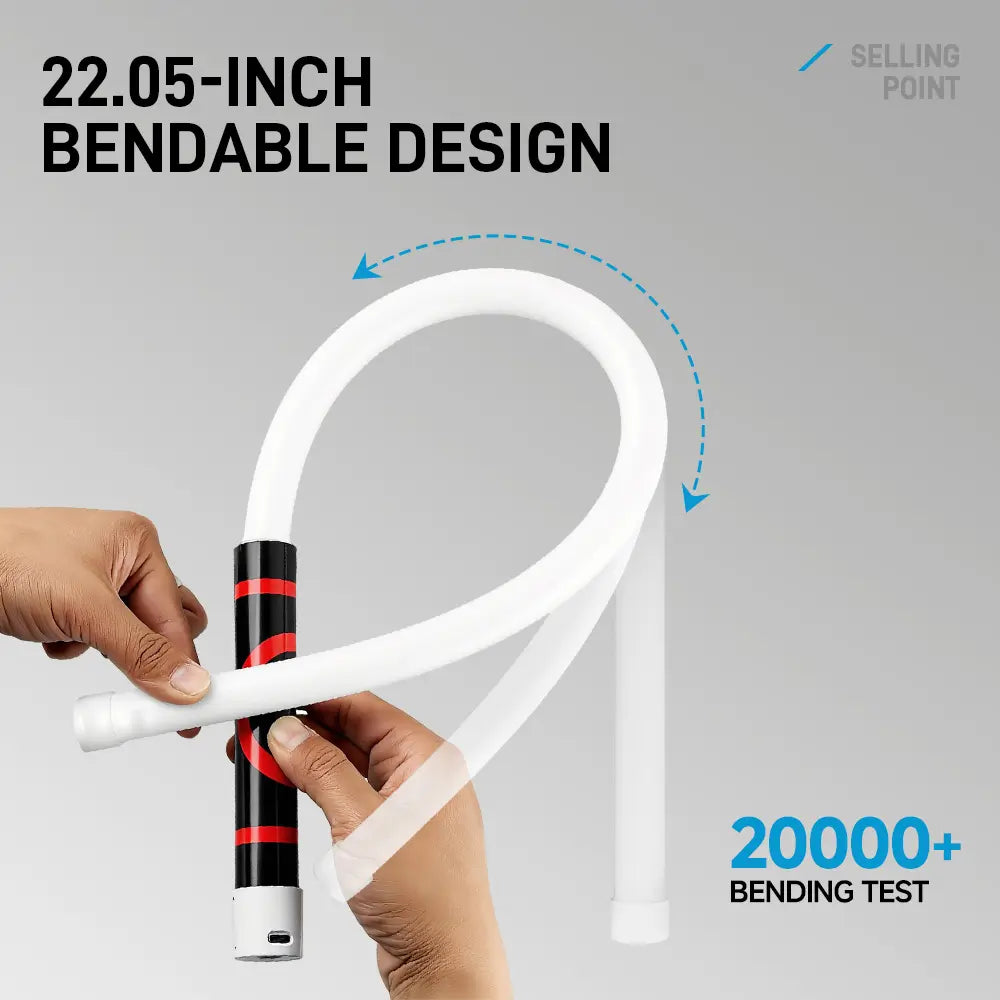 28" Flexible LED Work Light – Bendable, High-Lumen & 7-Hour Runtime