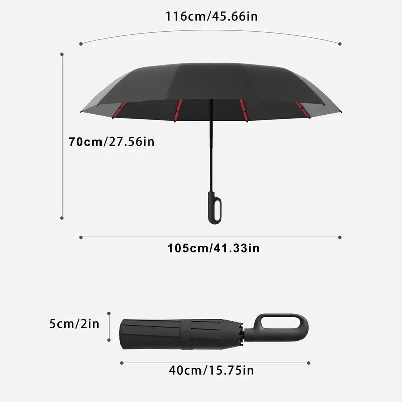 SmartFold Automatic Umbrella  One-Touch Open. Windproof Protection. Everyday Carry Convenience.