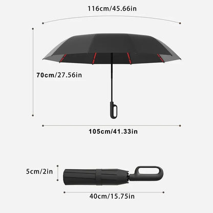 SmartFold Automatic Umbrella  One-Touch Open. Windproof Protection. Everyday Carry Convenience.