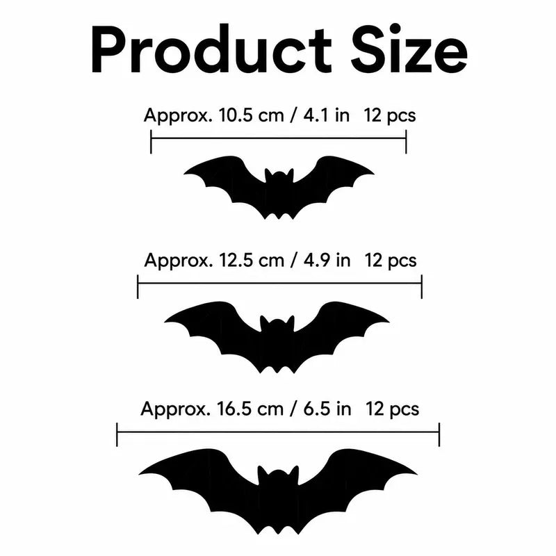🔥 Last 3 Hours 50% OFF:🦇 3D LED Bat Wall Lights – Spooky Halloween Decor for Home & Party
