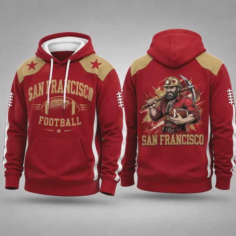 🏈Hot Sale 50% OFF-32 City Styles Vintage Football Hoodie – Classic American Sports Collection