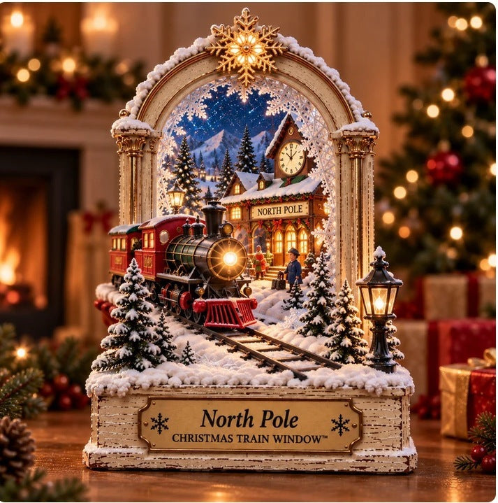 ✨ Holiday Glow Window – 3 Enchanted Christmas Scenes ✨