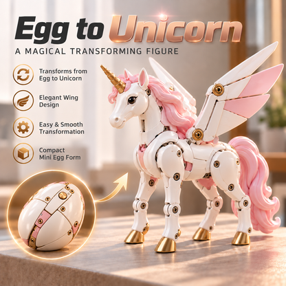 🥚🦄 Transforming Unicorn Egg – One Figure, Two Magical Forms