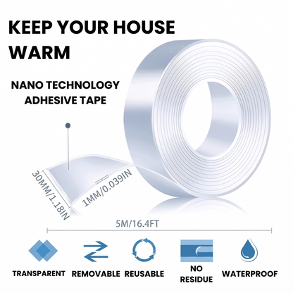 🔥55% OFF🛡️Universal Silicone Door Gap Seal Tape – Draft, Dust & Bug Blocker