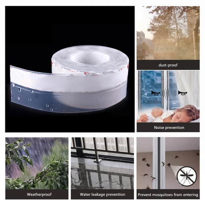 🔥55% OFF🛡️Universal Silicone Door Gap Seal Tape – Draft, Dust & Bug Blocker