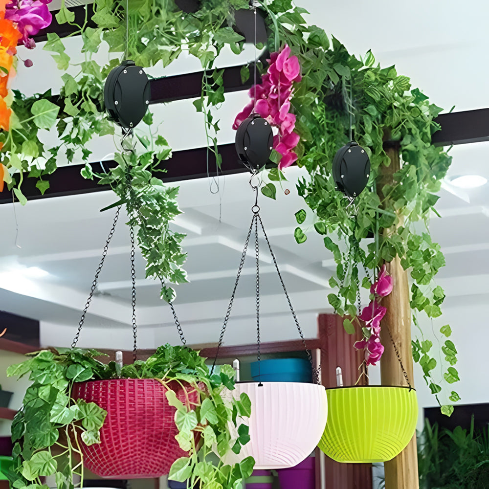 🌳Garden Plant Pulley Set for Hanging Baskets, Pots & Bird Feeders