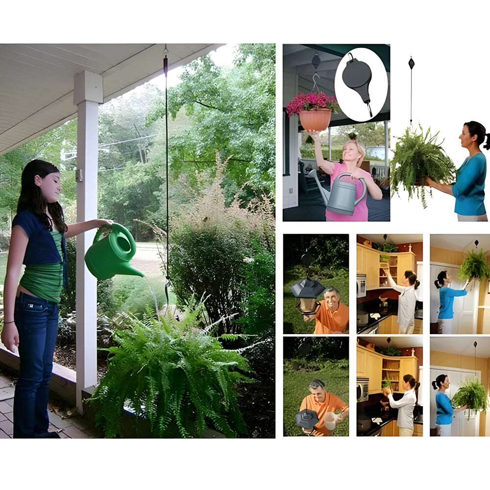 🌳Plant Pulley Set For Garden Baskets Pots, Birds Feeder