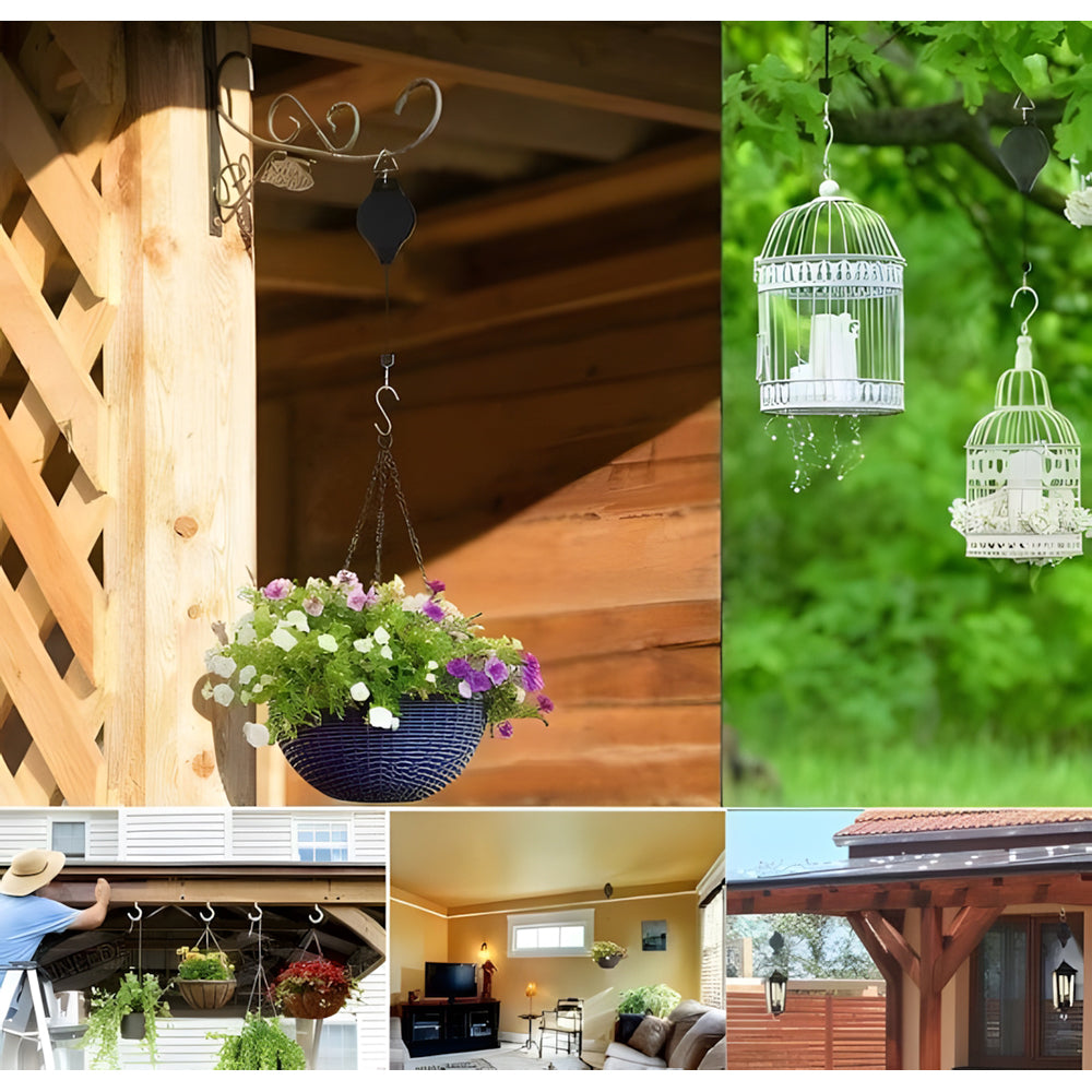 🌳Plant Pulley Set For Garden Baskets Pots, Birds Feeder