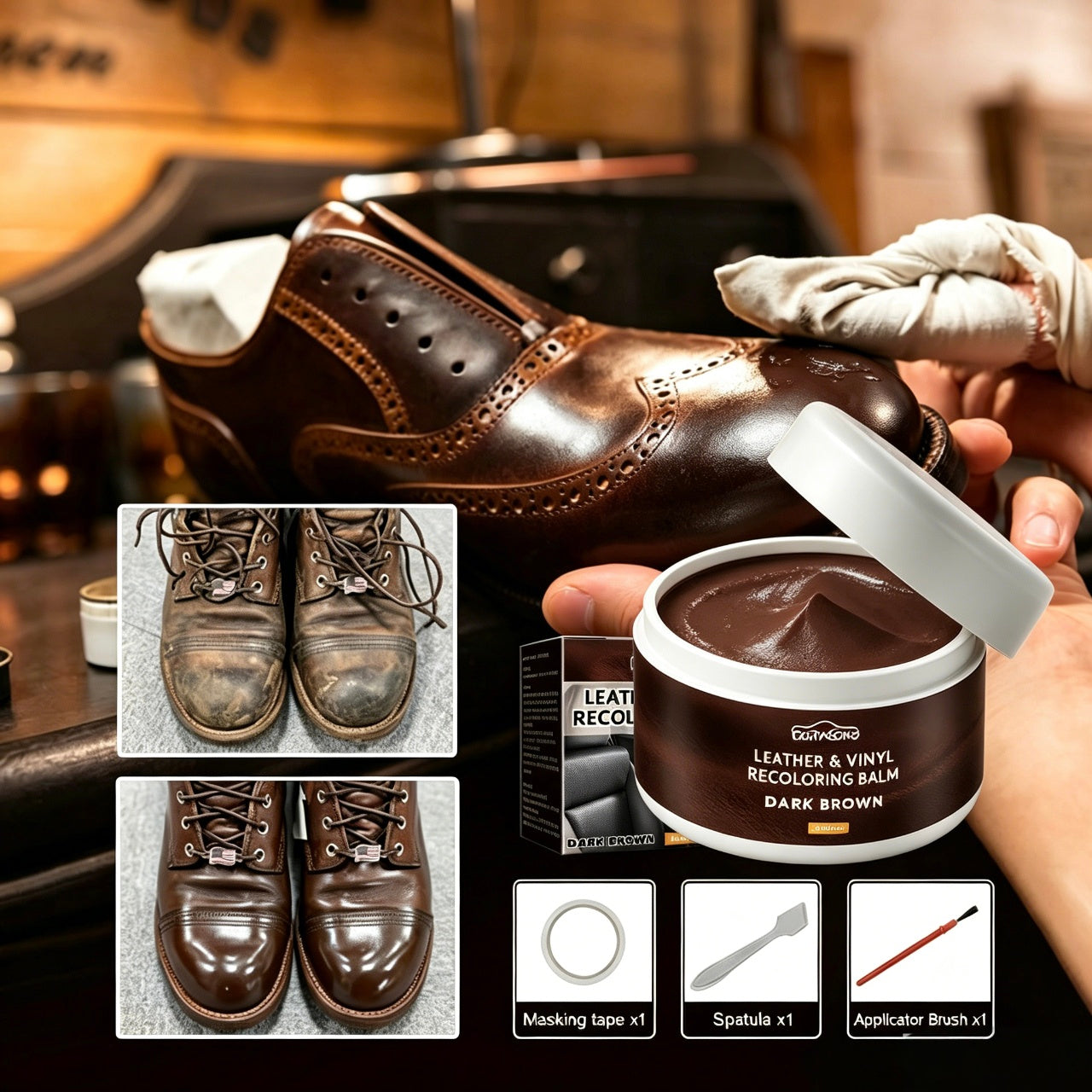 🥳2026 HOT SALE🥳💞50K+ SOLD!🛋️✨ 50% OFF! Leather Repair Paste – Fills scratches & scuffs, restores texture. Available in multiple colours. Save your favourite sofa! 💺🛡️