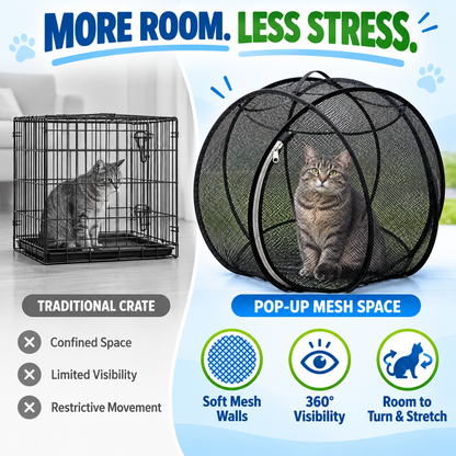 🌿Hot Sale 50% OFF-Outdoor Cat Lounge – Mesh Playpen for Fresh-Air Time