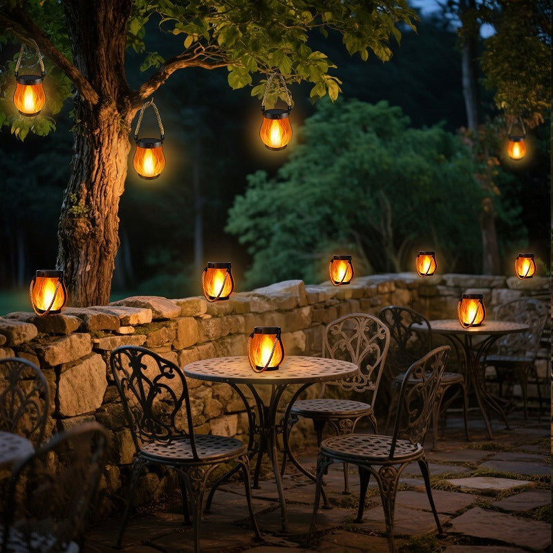 🔥Solar Flame Effect Lantern