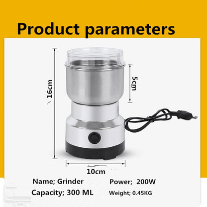 🚀 High-Speed Stainless Steel Grain Grinder