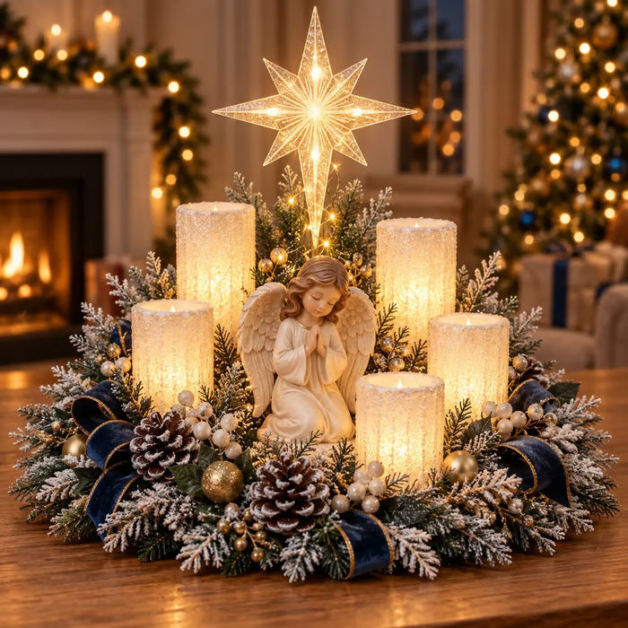 ⏰ LAST DAY 49% OFF - 🎄Flameless Christmas Candle Decorations