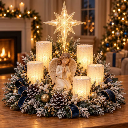 ⏰ LAST DAY 49% OFF - 🎄Flameless Christmas Candle Decorations