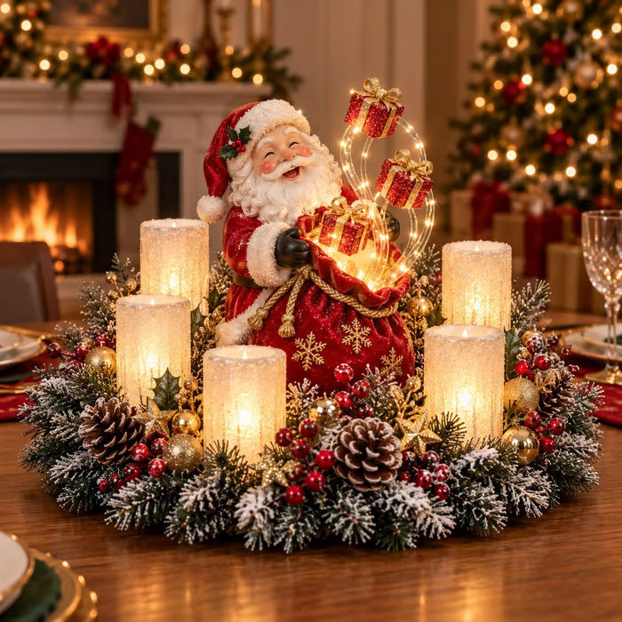 ⏰ LAST DAY 49% OFF - 🎄Flameless Christmas Candle Decorations