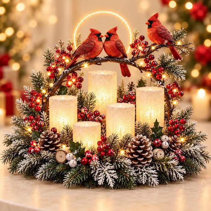 ⏰ LAST DAY 49% OFF - 🎄Flameless Christmas Candle Decorations