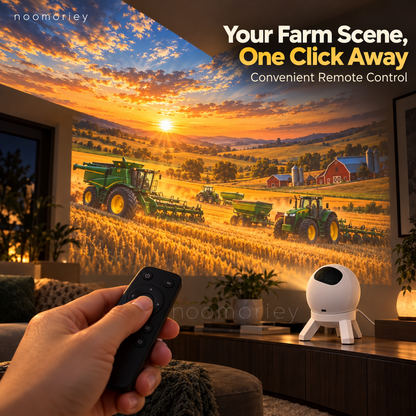 🚜 Tractor & Farm Scene Room Projector – Wall & Ceiling Décor for Tractor Lovers！！！