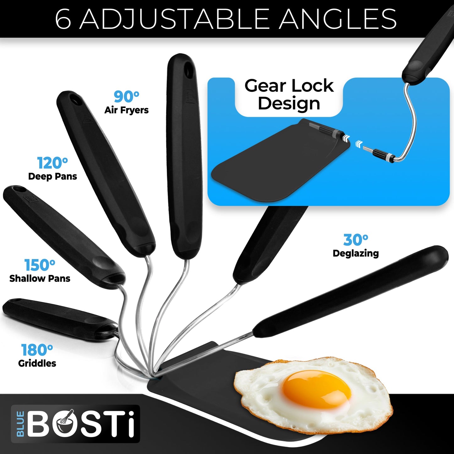 Adjustable Position Spatula — One Tool, Every Angle