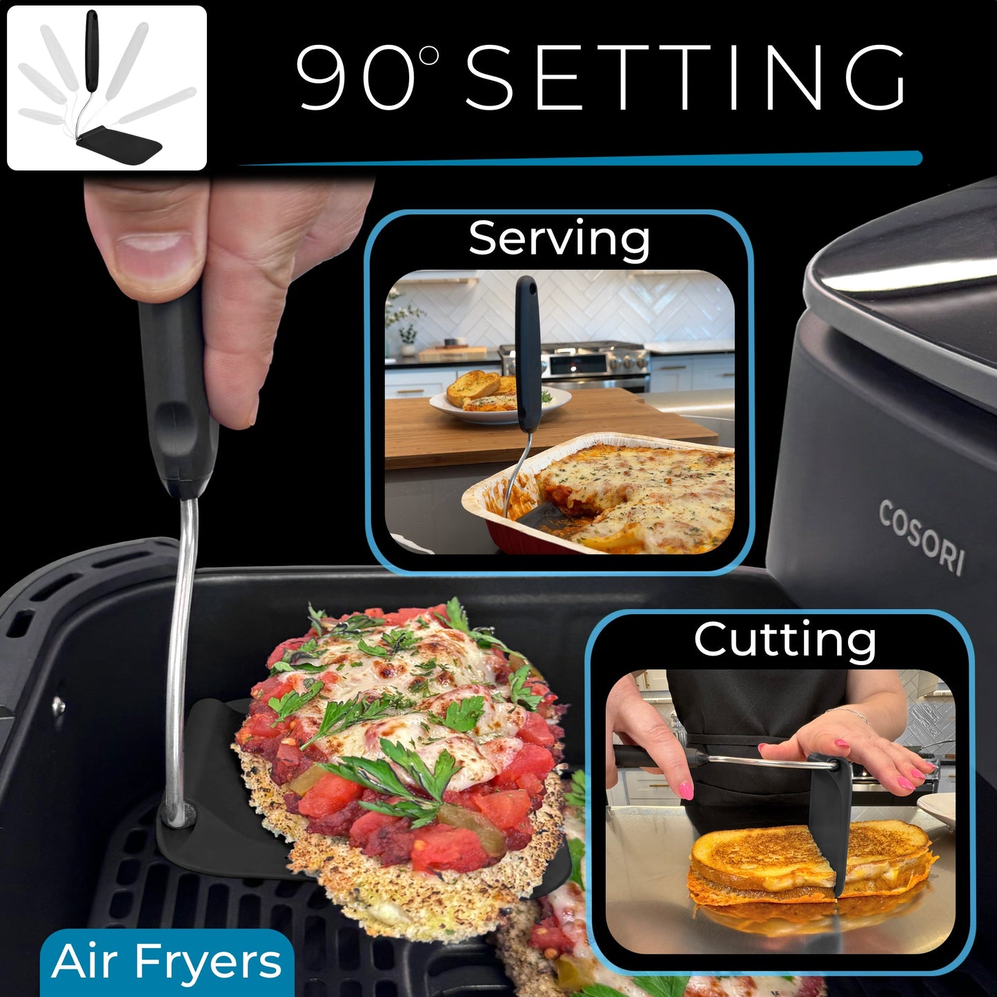 Adjustable Position Spatula — One Tool, Every Angle