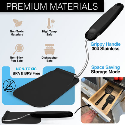 Adjustable Position Spatula — One Tool, Every Angle