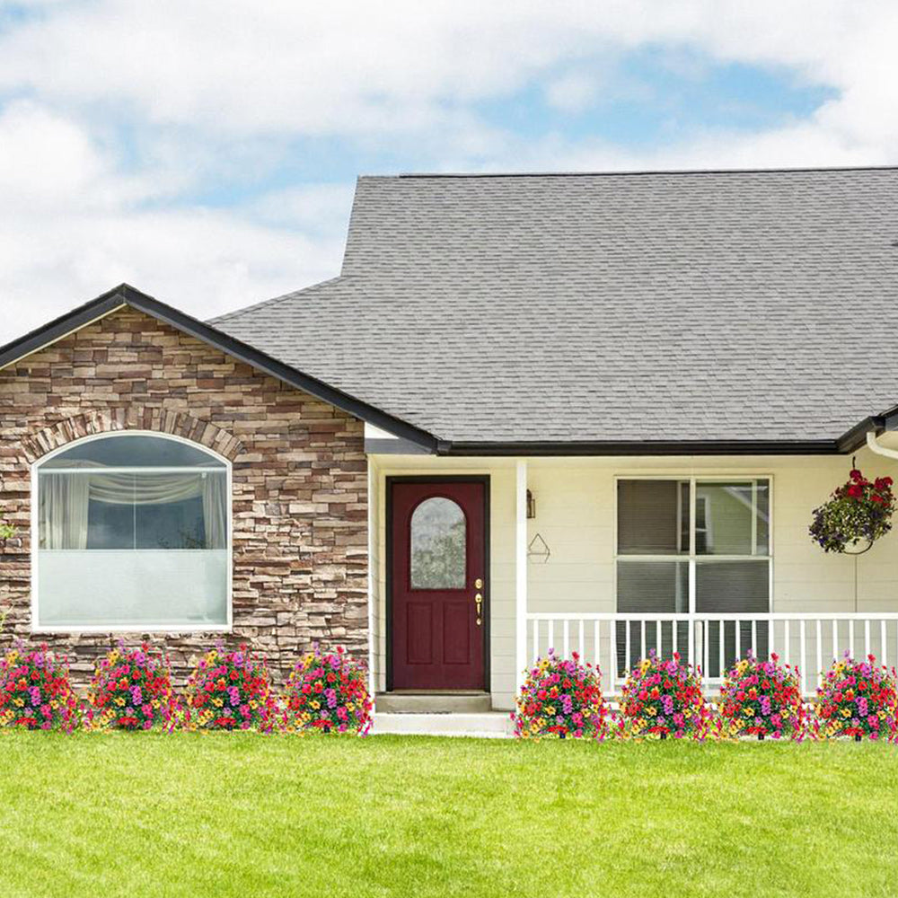 💐Weatherproof & No-Fade Outdoor Hanging Flowers