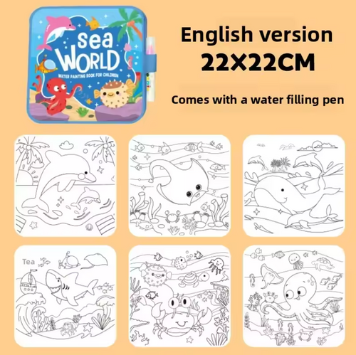 Reusable Kids Magic Water Book - Familysplace