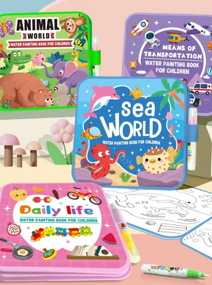 Reusable Kids Magic Water Book - Familysplace