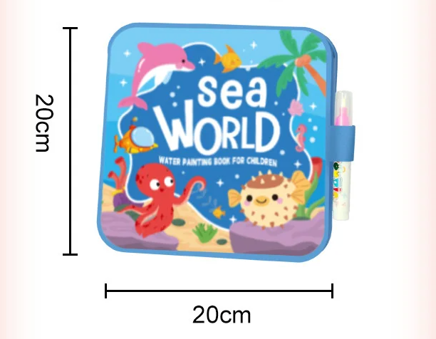 Reusable Kids Magic Water Book - Familysplace