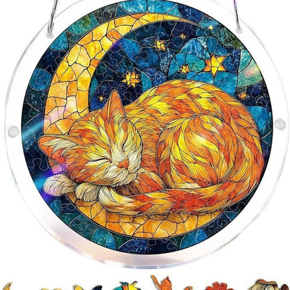 🔥LAST DAY SPECIAL PRICE☀️🛍️Acrylic Jigsaw Puzzle Suncatcher