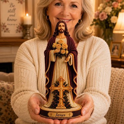 🔥LAST DAY 49% OFF✝️ DIY Sacred Jesus Crystal Bead Art Kit