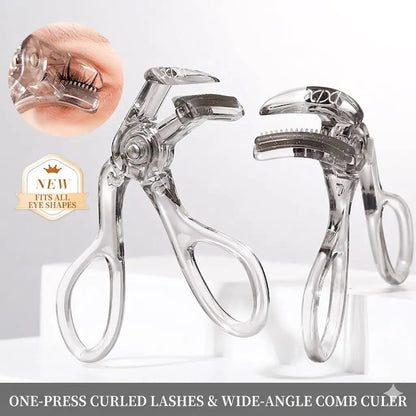 Lash Genius Wide-Angle Curler with Comb - Perfectly Curls Every Lash WITHOUT the Pinch!