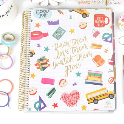 📚🧑‍🏫Teacher Appreciation Gift 2026-27 Dated Planner 13 Month Classroom Organizer