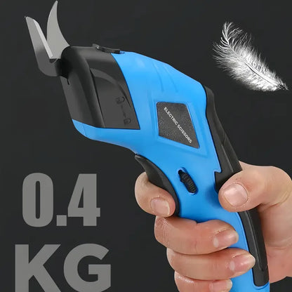 ELECTRIC SCISSORS cordless electric scissors, equipped with two alloy alloy steel blades, are suitable for cutting cardboard boxes, fabrics, and carpets