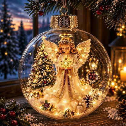 🎄Light Up Christmas Diorama Ornamen – A Magical Mini Winter Wonderland for Your Holiday Home