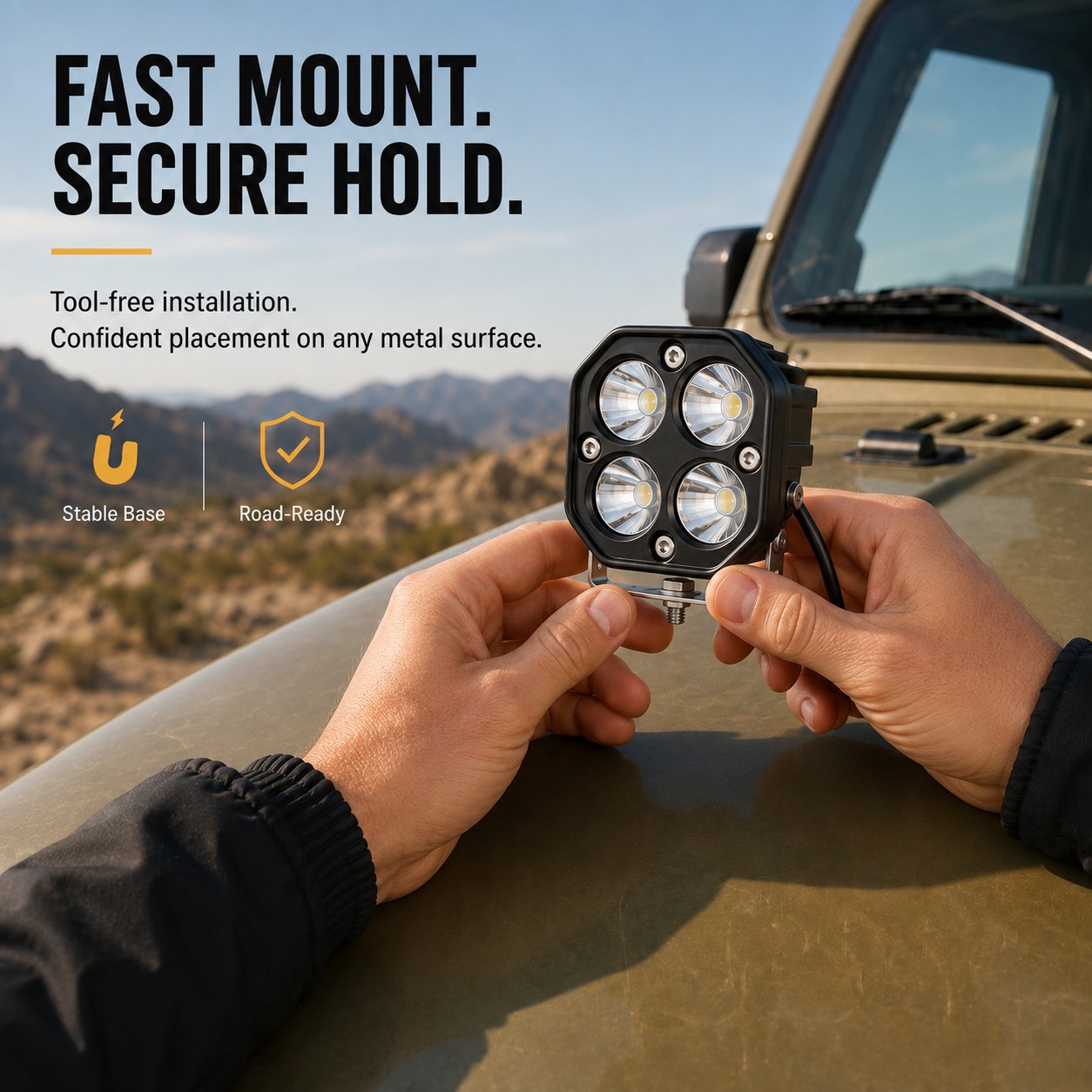 🏕️ Omni-Directional Magnetic LED Pod Ligh