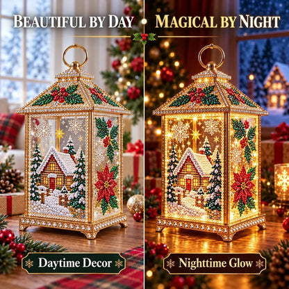 ⏳ Last Day 50% OFF-🌟DIY Light-Up Diamond Art Lantern